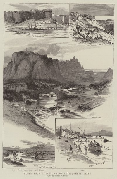 Notes from a Sketch-Book in Southern Italy by Charles William Wyllie